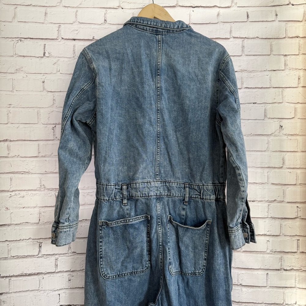 Universal Thread Light Blue Denim Utility Jumpsuit - image 3